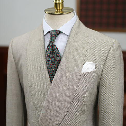 Light Gray Double-Breasted Blazer – Inspired by Classic Men’s Suit Blazers Plus Size